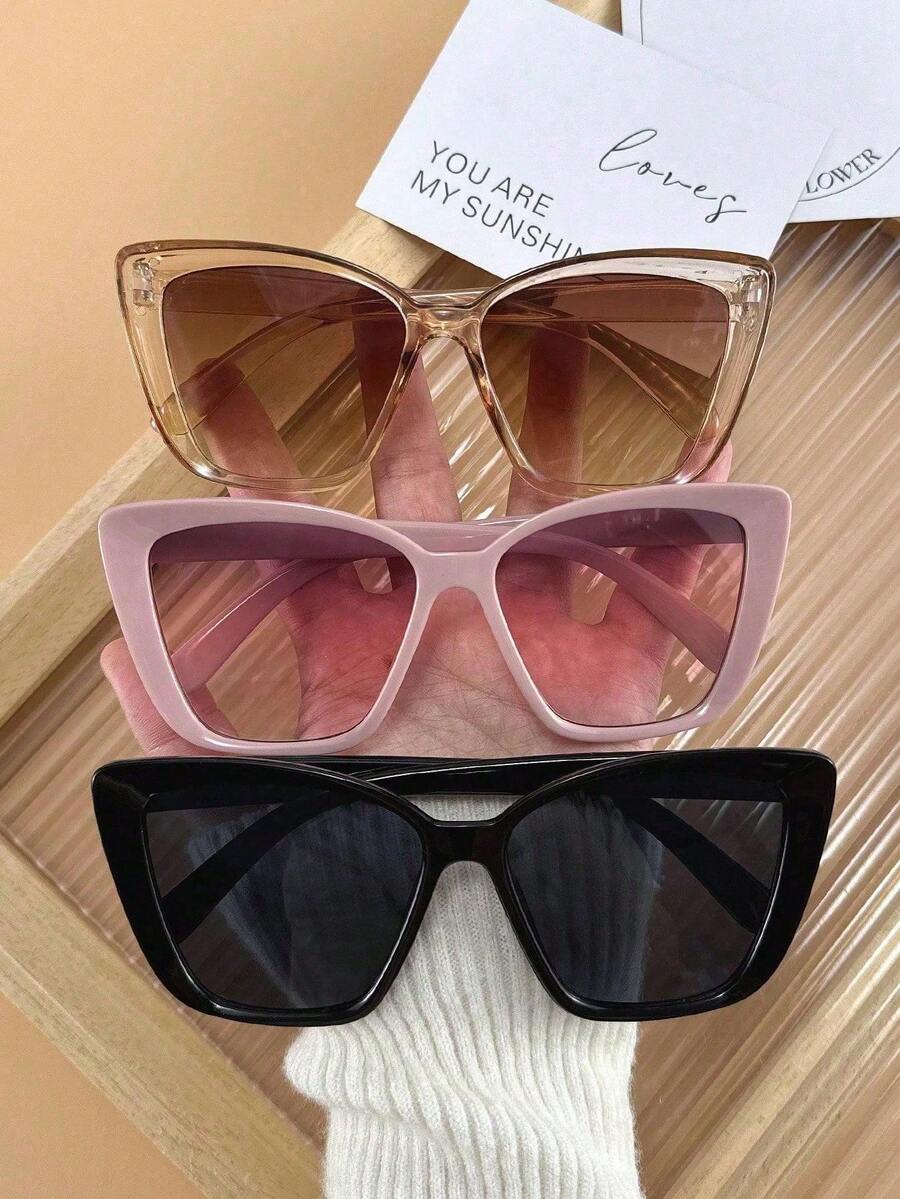 3/4pcs Women Cat Eye Frame Del - Sunglasses Cat Eye recension och pris