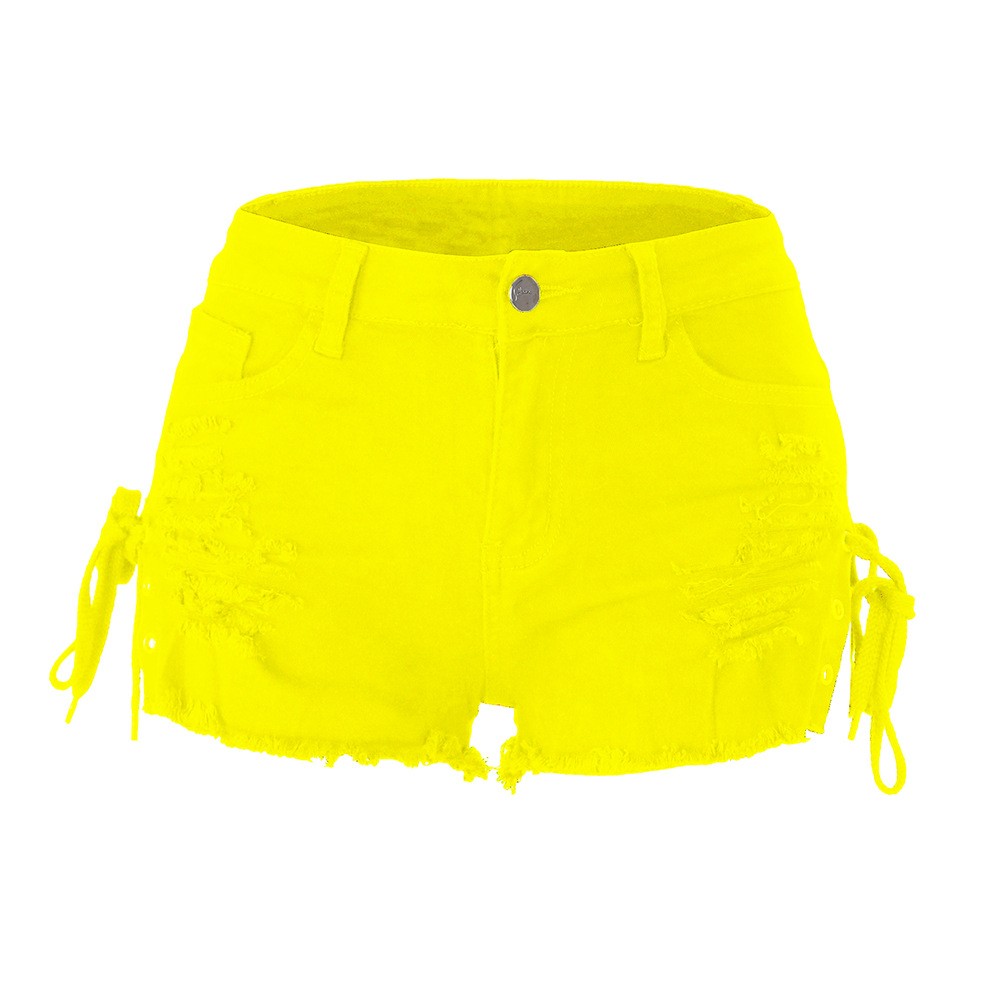 Y2k Women's Shorts Low Rise Mi - Shorts Denim Frayed recension och pris