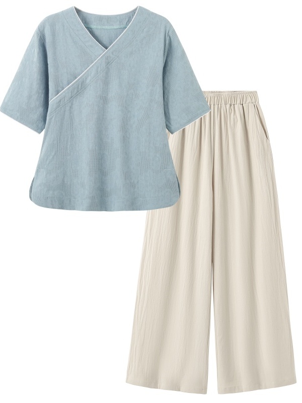 New Chinese Style Artistic Ret - Linen Pant Wide recension och pris
