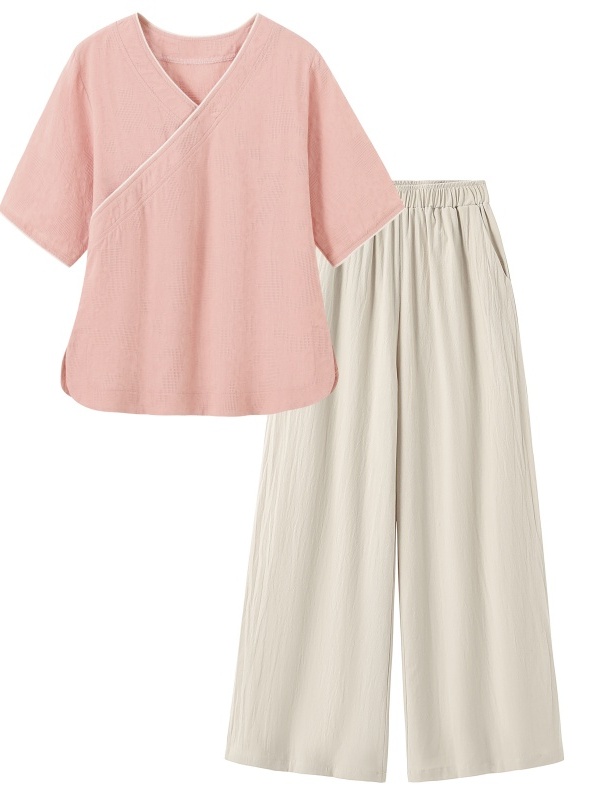 New Chinese Style Artistic Ret - Linen Pant Wide recension och pris